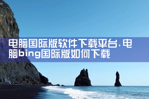 电脑国际版软件下载平台
